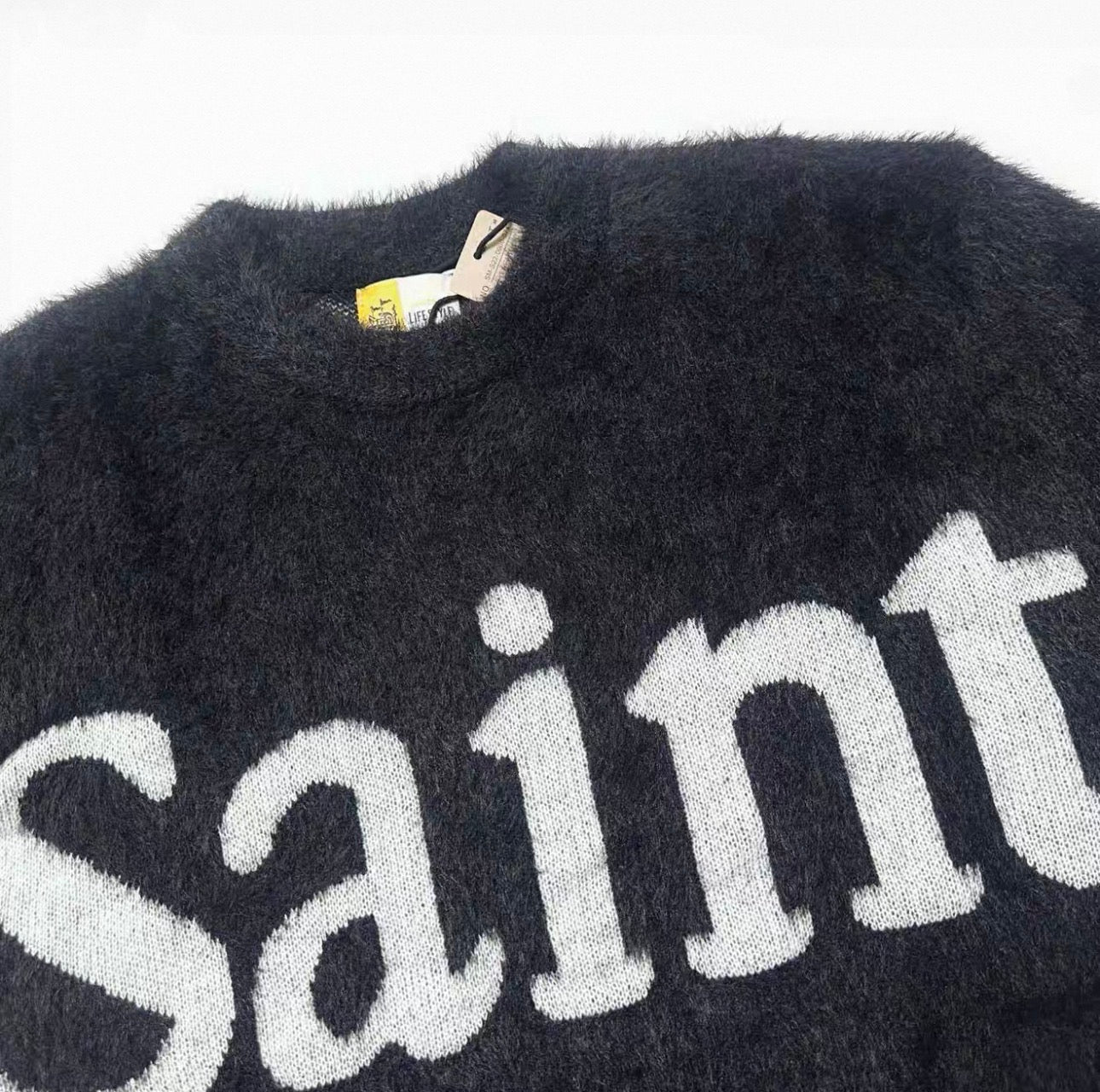 "SAINT" BRUSHED MOHAIR KNIT